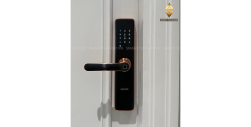 Khóa Vân Tay Cửa Gỗ Philips 7300-5HB – App, Remote