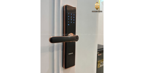 Khóa Vân Tay Cửa Gỗ Philips 7300-5HB – App, Remote