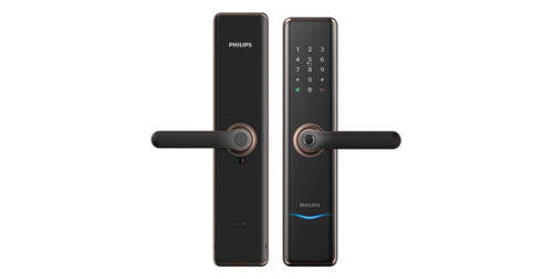 Khóa Vân Tay Cửa Gỗ Philips 7300-5HB – App, Remote