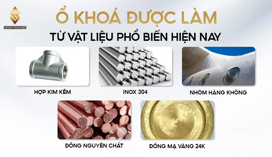 Khóa cửa có an toàn không, chất liệu là gì? Khóa cửa có an toàn không, chất liệu là gì?