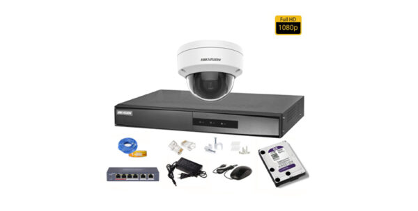 Trọn Bộ 1 Camera Ip Hikvision 2mp