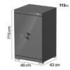 Ket Sat Thong Minh Cao Cap Philips Sbx602 7cu 113kg