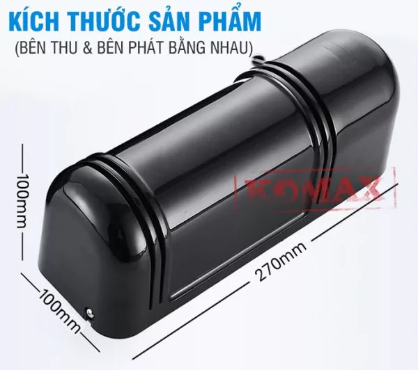 Kích thước thu phát của hàng rào chống trộm không dây ABE-200W