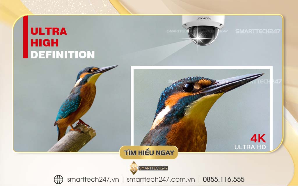 Camera 4K có nhiều ưu điểm vượt trội