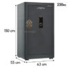 Ket Sat Thong Minh Liberty Safe Lb1500 Pro