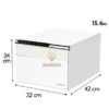 Ket Sat Van Tay Mini Cao Cap Philips Sbx102 Mau Trang