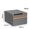 Ket Sat Van Tay Mini Cao Cap Philips Sbx102 Mau Nau