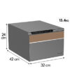 Ket Sat Van Tay Mini Cao Cap Philips Sbx102 Mau Nau