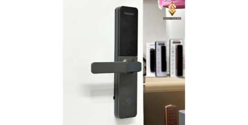 Khóa Vân Tay Cửa Gỗ Philips DDL615-5HBS (App Bluetooth)