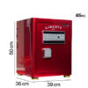 Ket Sat Thong Minh Liberty Safe Lb50s 45kg Mau Do Phien Ban Gioi Han Dac Biet