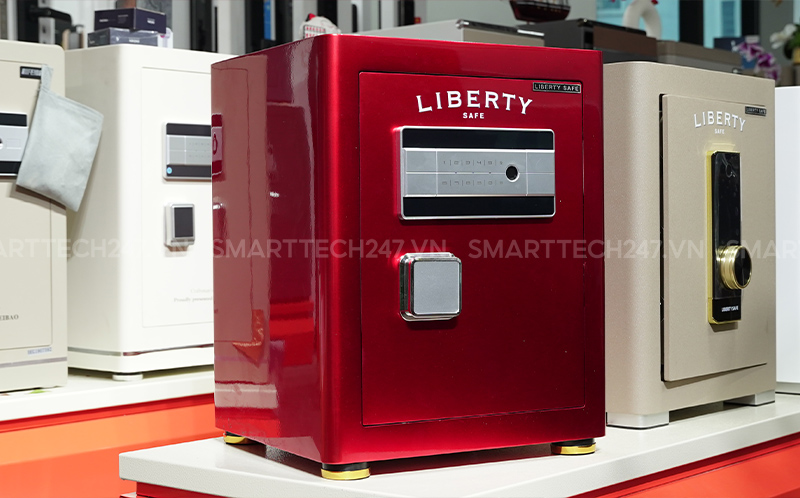 Ket Sat Thong Minh Liberty Safe Lb50s 45kg Mau Do Phien Ban Gioi Han Dac Biet 9