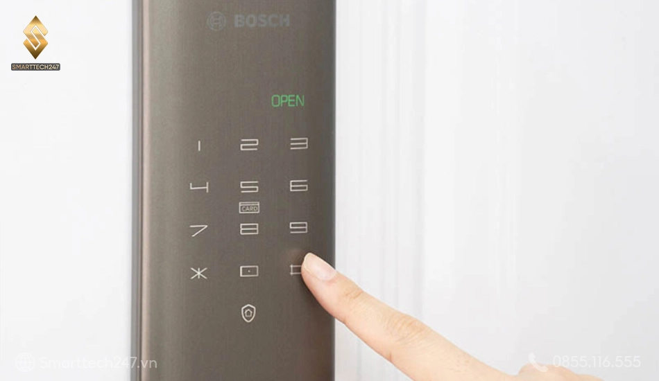 Cách đổi mật khẩu khóa cửa điện tử Bosch chuẩn kỹ thuật, dễ thực hiện.