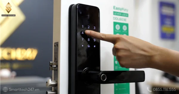 Cách đổi mật khẩu khóa cửa điện tử