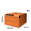 Ket Sat Thong Minh Liberty Safe Lb25 Mau Vang 16kg