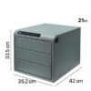 Ket Sat Thong Minh Liberty Safe Lb35 Mau Vang 21kg