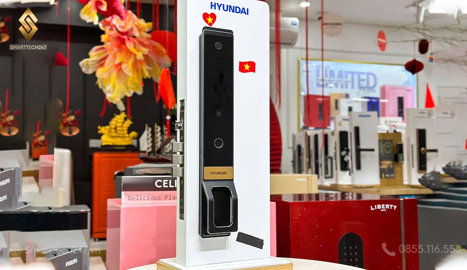 Khóa chống trộm thông minh Hyundai SLA913F cao cấp – Chính hãng tại Smarttech247.