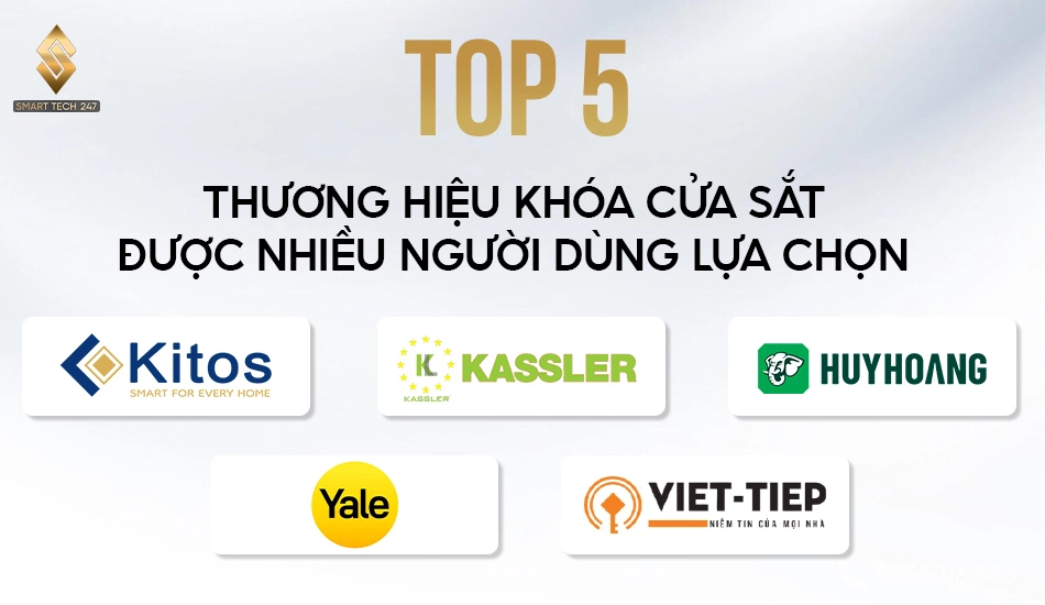 Lựa chọn thương hiệu cung cấp khóa uy tín cho khoá cửa cổng sắt
