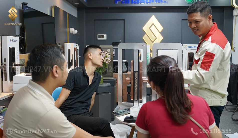 Khóa cửa thông minh loại nào tốt? Smarttech247 – Lắp đặt chuẩn kỹ thuật, an tâm tuyệt đối.