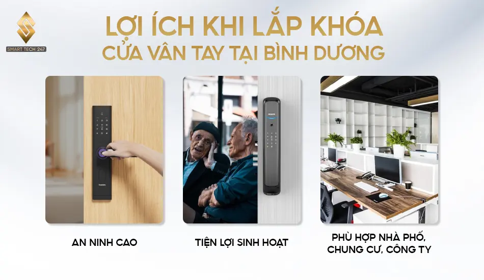 Thao tác một chạm – An tâm tuyệt đối cùng khóa cửa cao cấp.