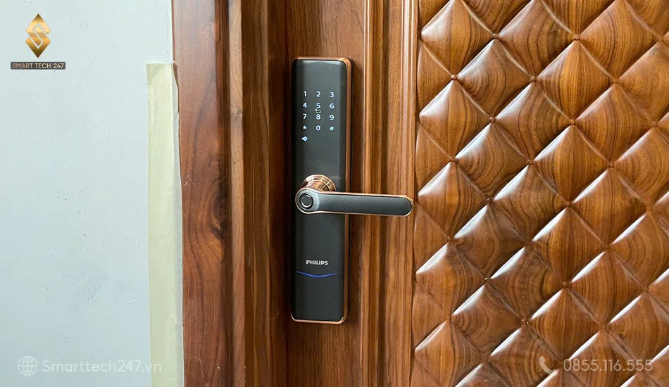 Khóa cửa vân tay loại nào tốt – Philips thương hiệu khóa cửa cao cấp hàng đầu.