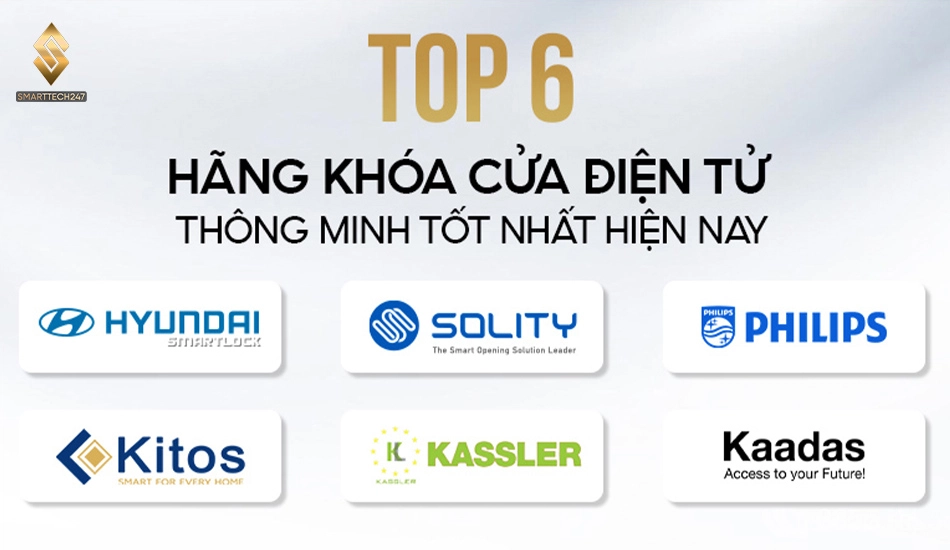 Khóa cửa vân tay loại nào tốt – Đánh giá các thương hiệu khóa cửa uy tín và an toàn.