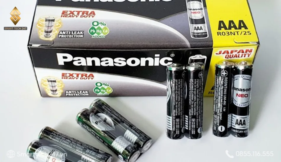 Pin khoá cửa vân tay Lithium cho thời gian sử dụng lâu và nguồn ổn điện định