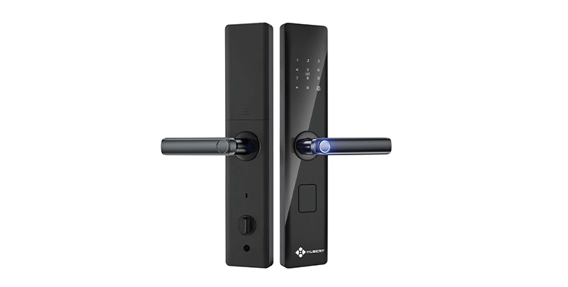 Khoa Van Tay Cua Go Thong Minh Hubert Hb Cg59 Rough Black