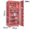 Ket Sat Liberty Lb1500 Pro 300kg Phien Ban Mau Hong Anh Kim 8 Ngan Dong Ho