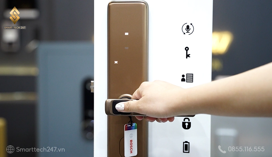 Quét vân tay nhiều lần – Nhận diện nhanh & nhạy hơn.