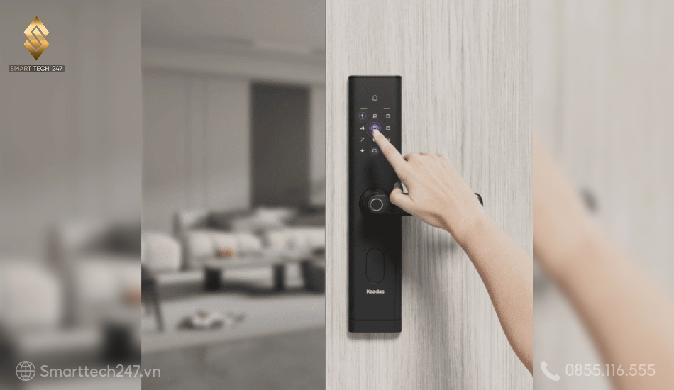 Tổng hợp các phương thức mở cửa tiện lợi trong cách sử dụng khóa cửa vân tay.