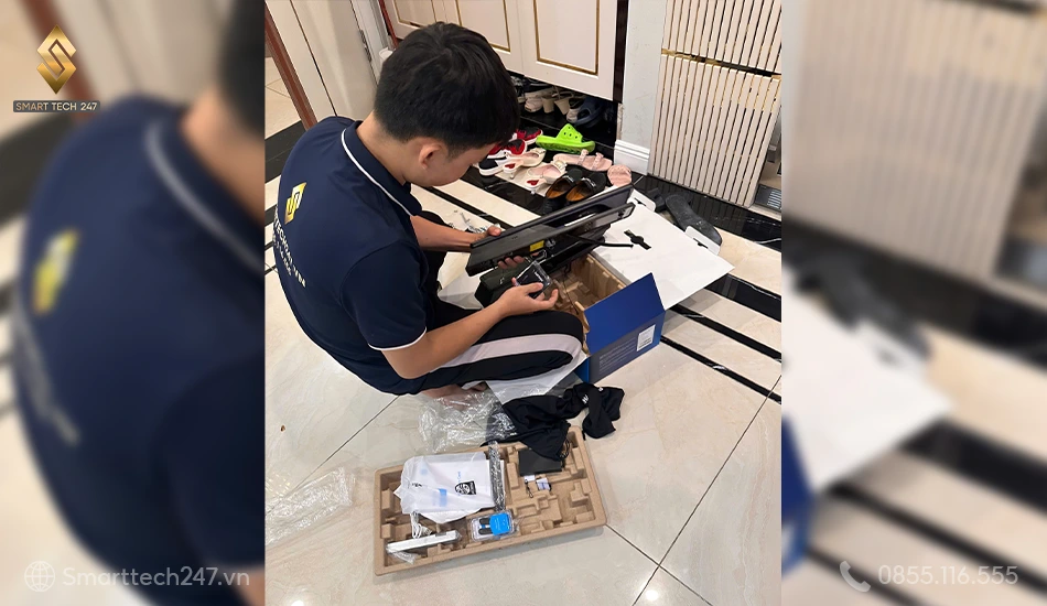 Chuẩn bị điều kiện cần thiết & kiểm tra khóa trước khi thiết lập.