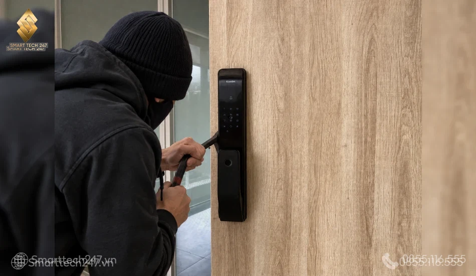 Khóa Vân Tay Cửa Gỗ chính hãng – Khả năng chống hack vượt trội nhờ cảm biến sinh trắc học tiên tiến. Khóa Vân Tay Cửa Gỗ chính hãng – Khả năng chống hack vượt trội nhờ cảm biến sinh trắc học tiên tiến.