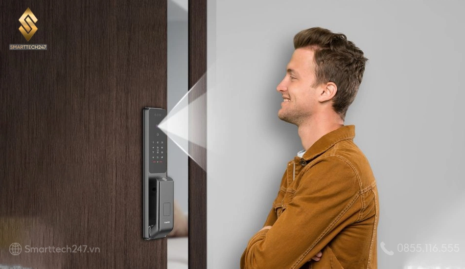 Khóa Vân Tay Cửa Gỗ cao cấp – Công nghệ nhận diện khuôn mặt siêu đỉnh, bảo mật tuyệt đối 24/7. Khóa Vân Tay Cửa Gỗ cao cấp – Công nghệ nhận diện khuôn mặt siêu đỉnh, bảo mật tuyệt đối 24/7.